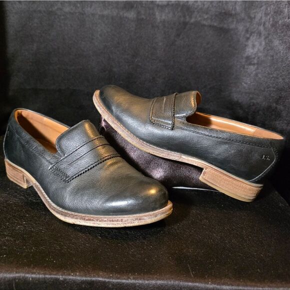 Josef Seibel Shoes - Josef Seibel Black Leather Womens Slip-Ons